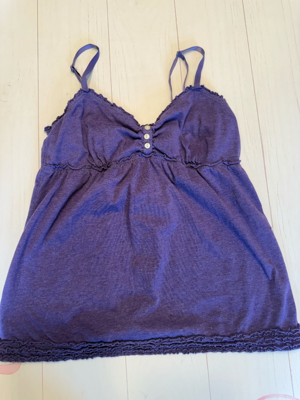 Y2K Kirra Sunshine Purple babydoll cami top Size S
